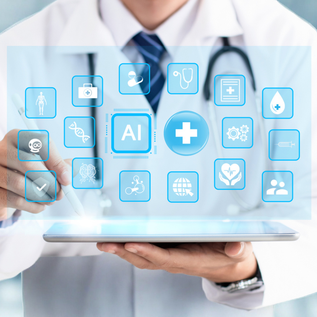 Healix AI Platform Dashboard showing predictive analytics and health insights